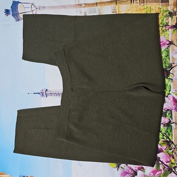 Eileen Fisher Green Wool Stretchy Pants Size Petite Small PS - Picture 4 of 4